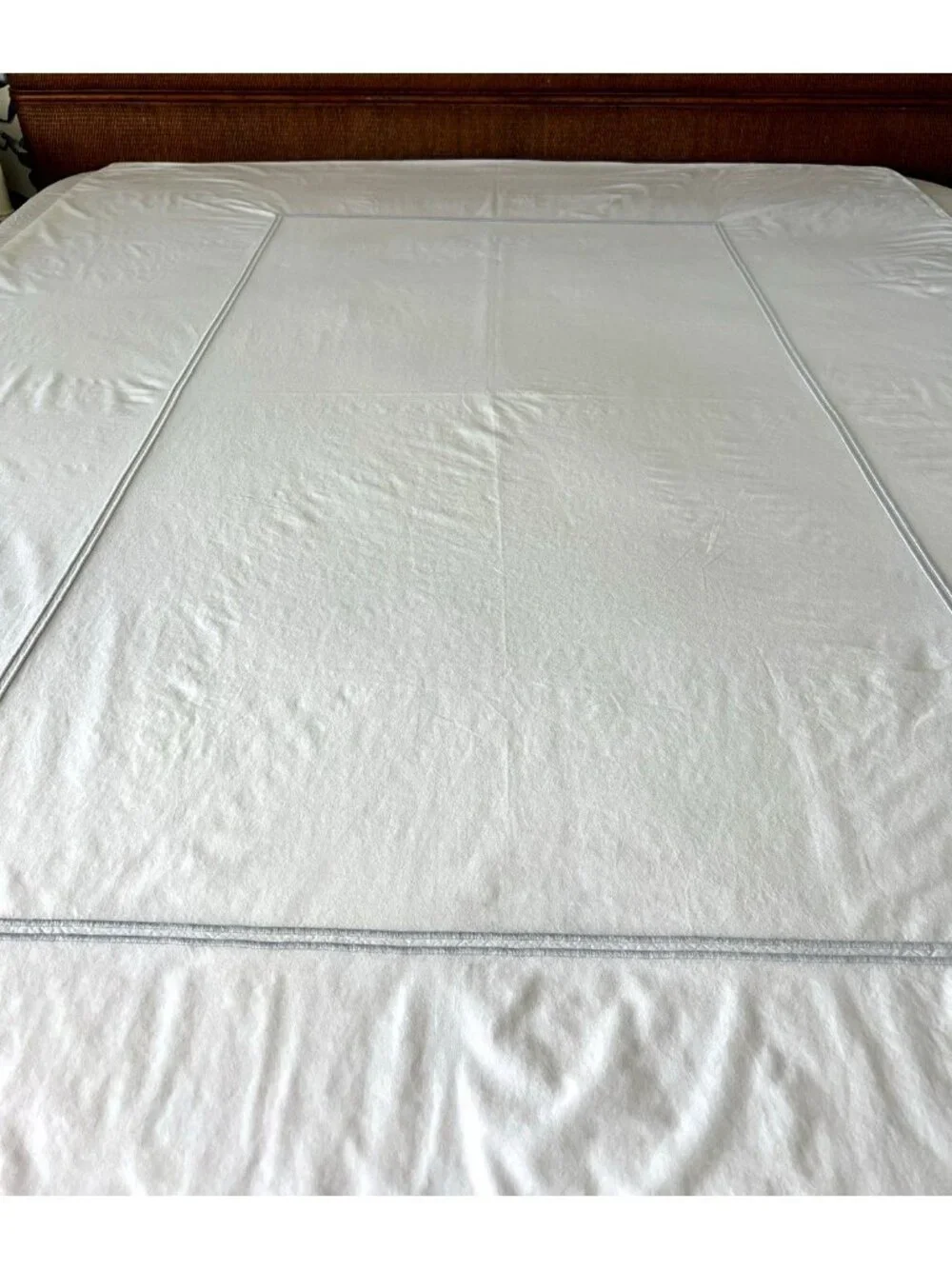 RESTORATION HARDWARE Twin White 100% Cotton Duvet Cover Baby Child Made in Italy
